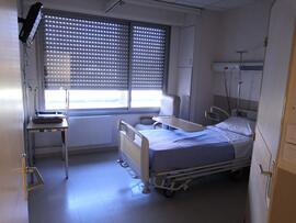 une chambre d'hôpital
